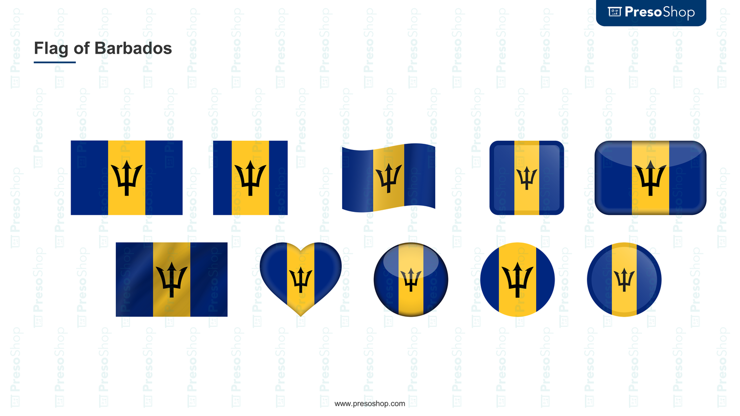 download flag of barbados