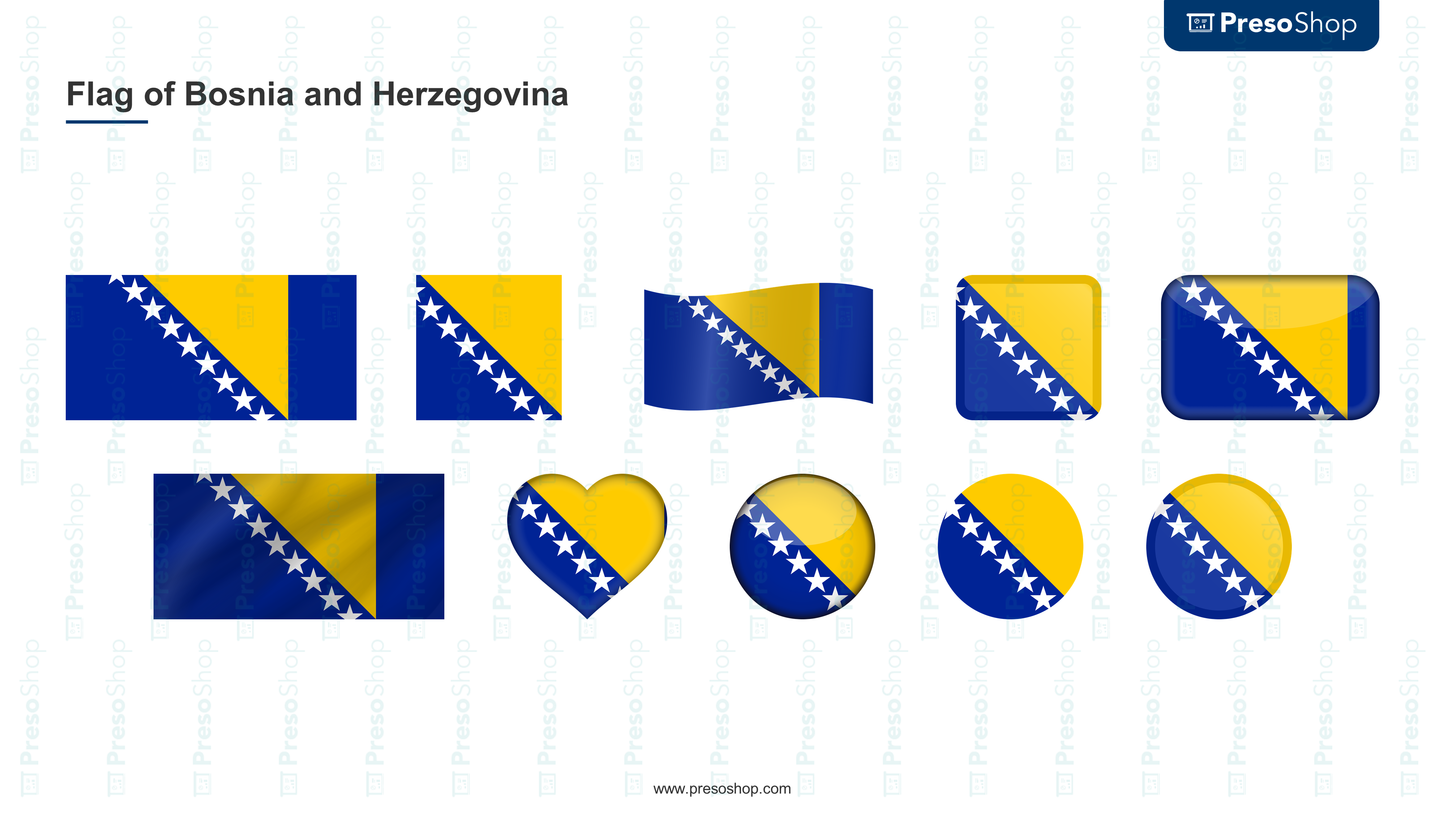 download flag of bosnia and herzegovina