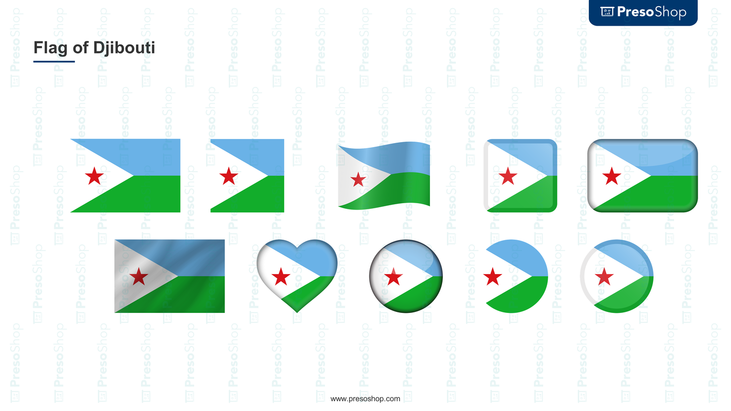 download flag of djibouti