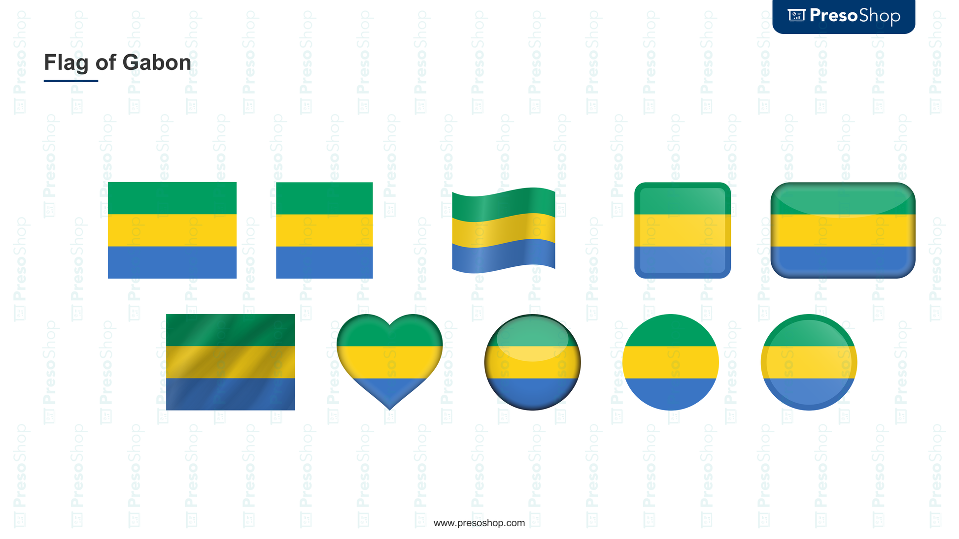 download flag of gabon