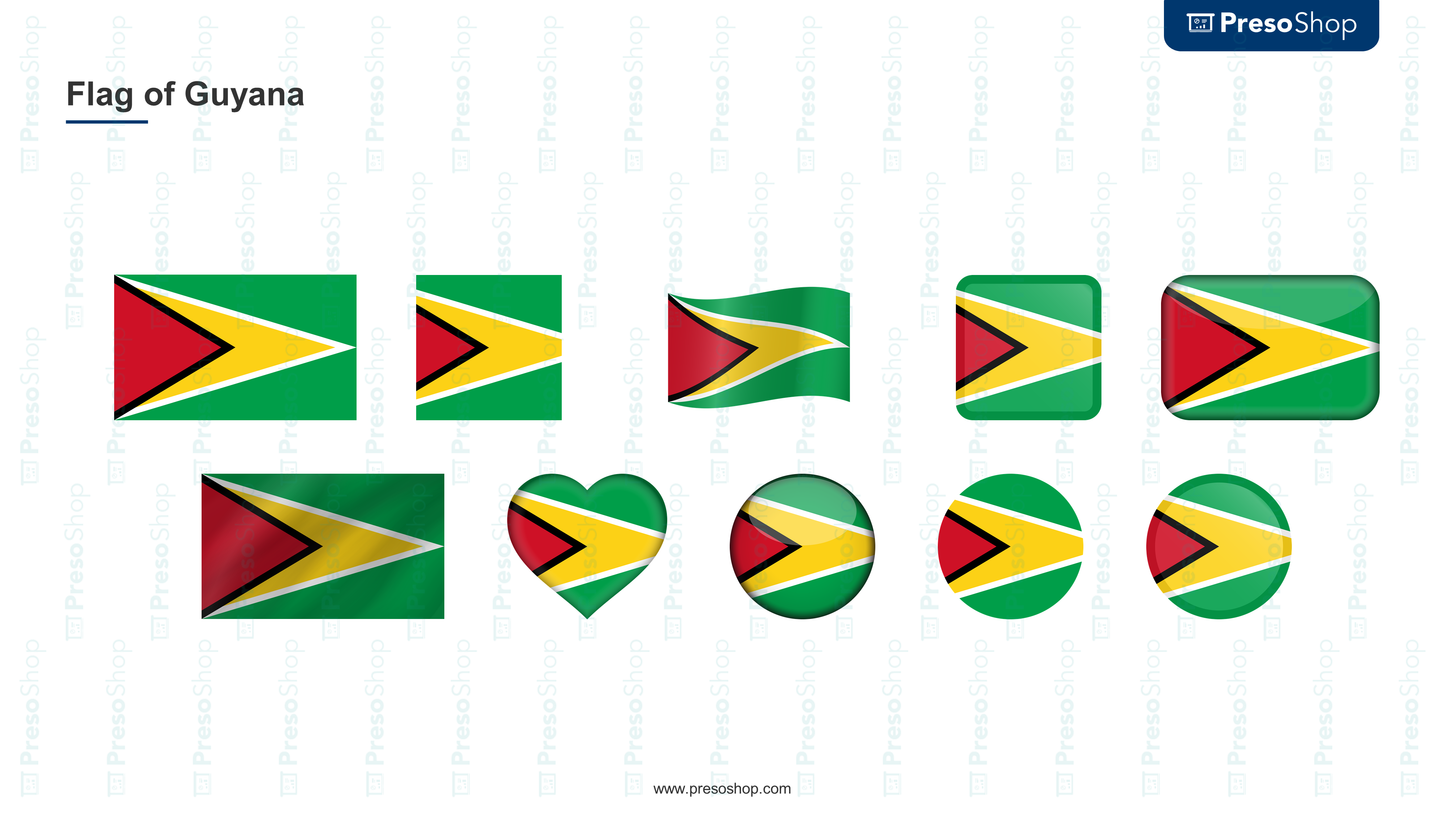 download flag of guyana