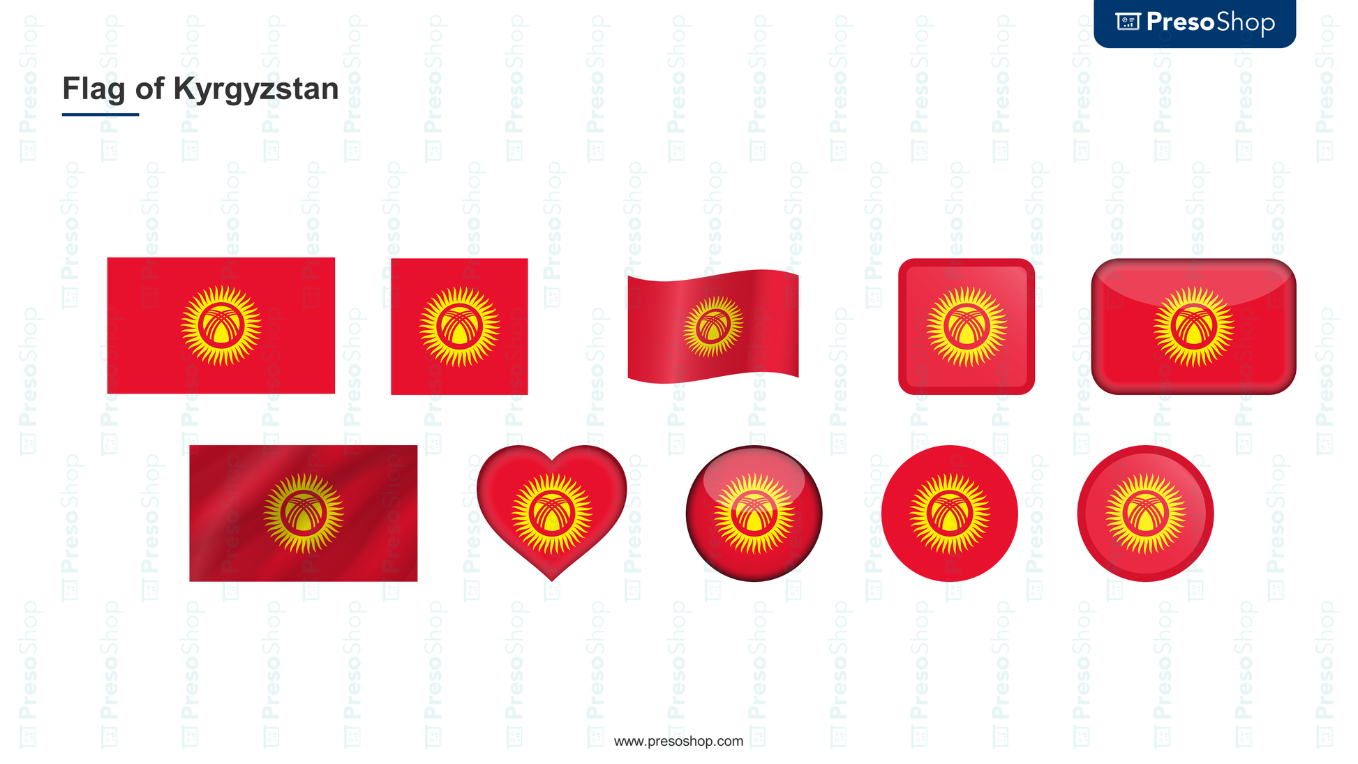 download flag of kyrgyzstan