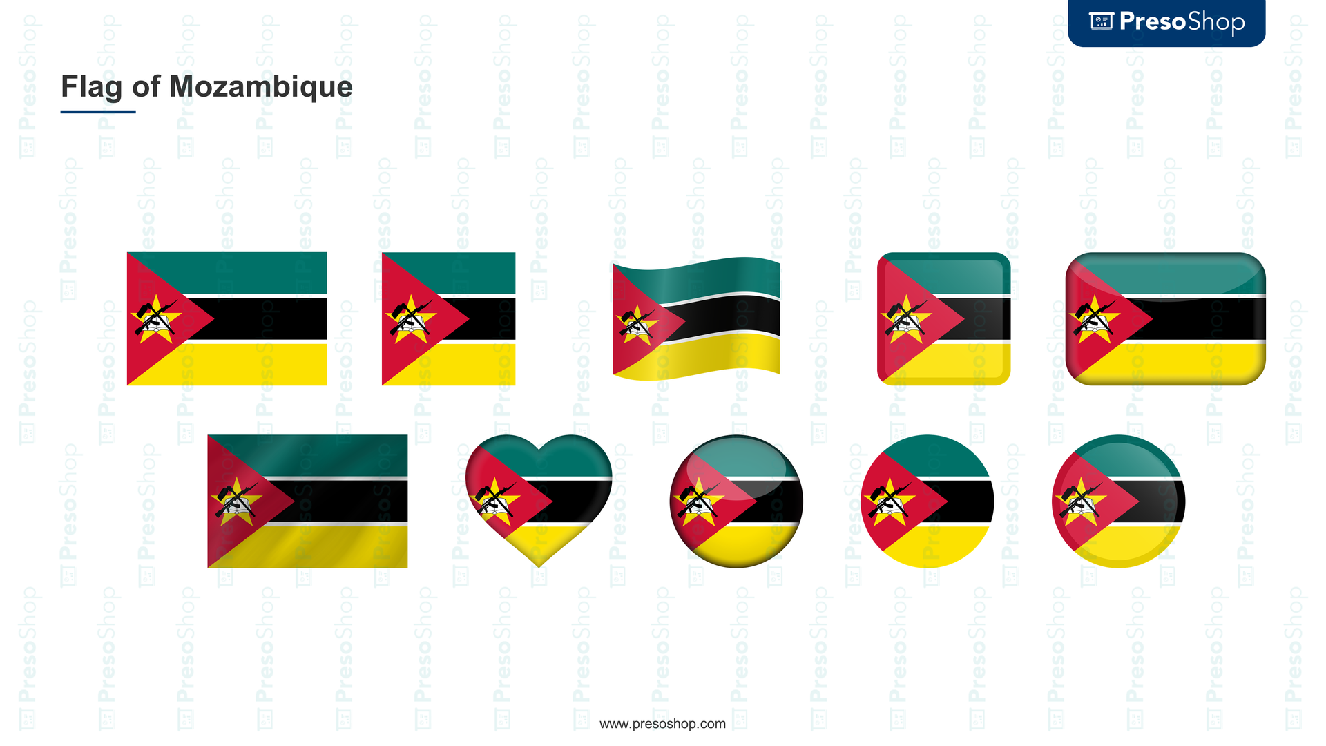 Flags of the World  Mozambique Flag - Koryo Tours
