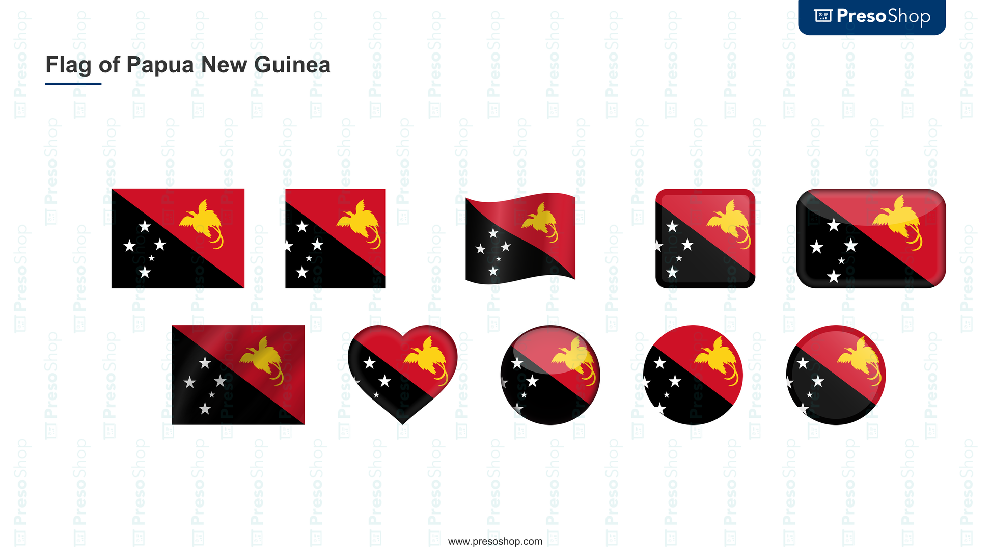 download papua new guinea flag