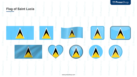 download flag of saint lucia