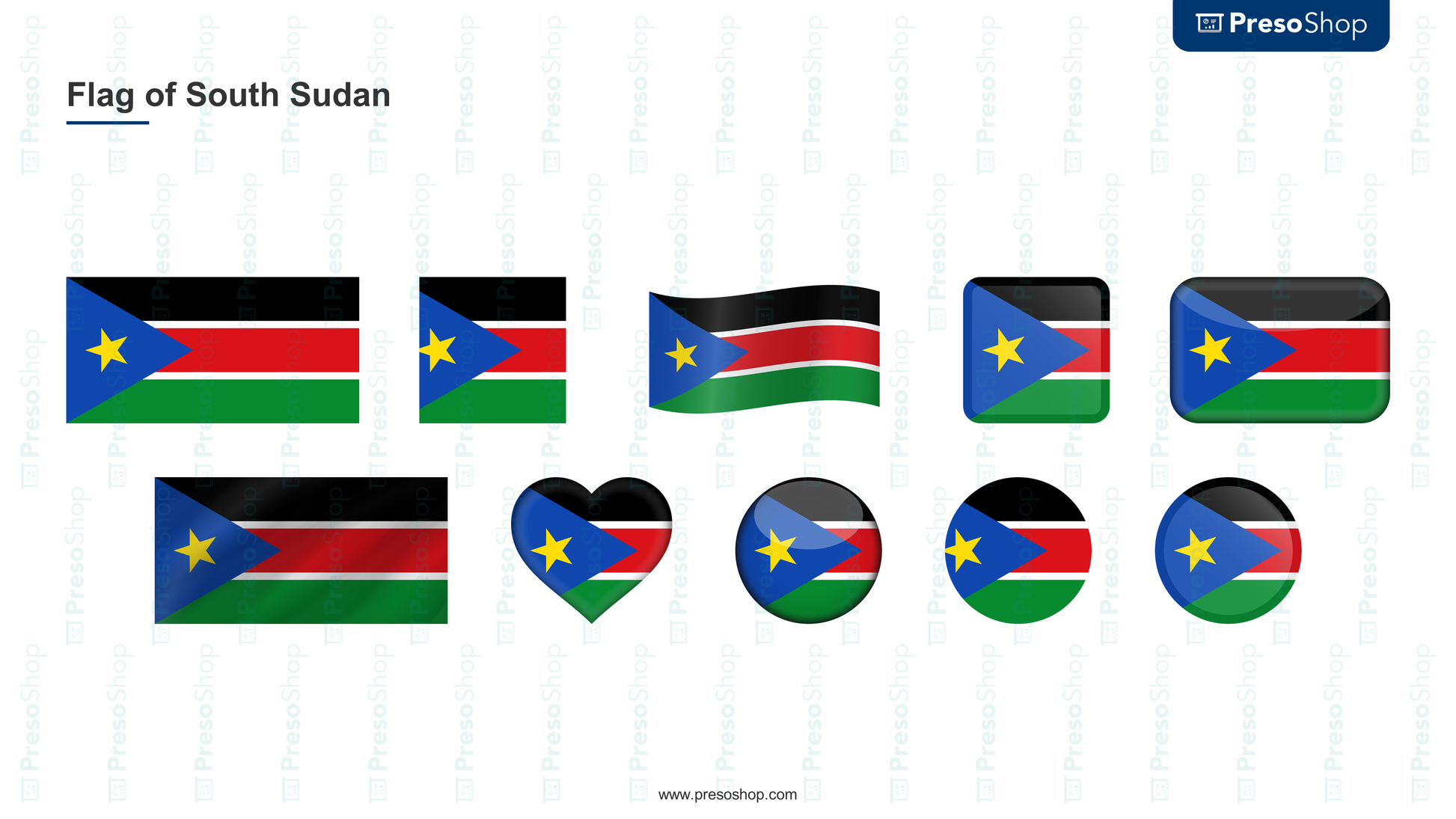 download flag of south sudan